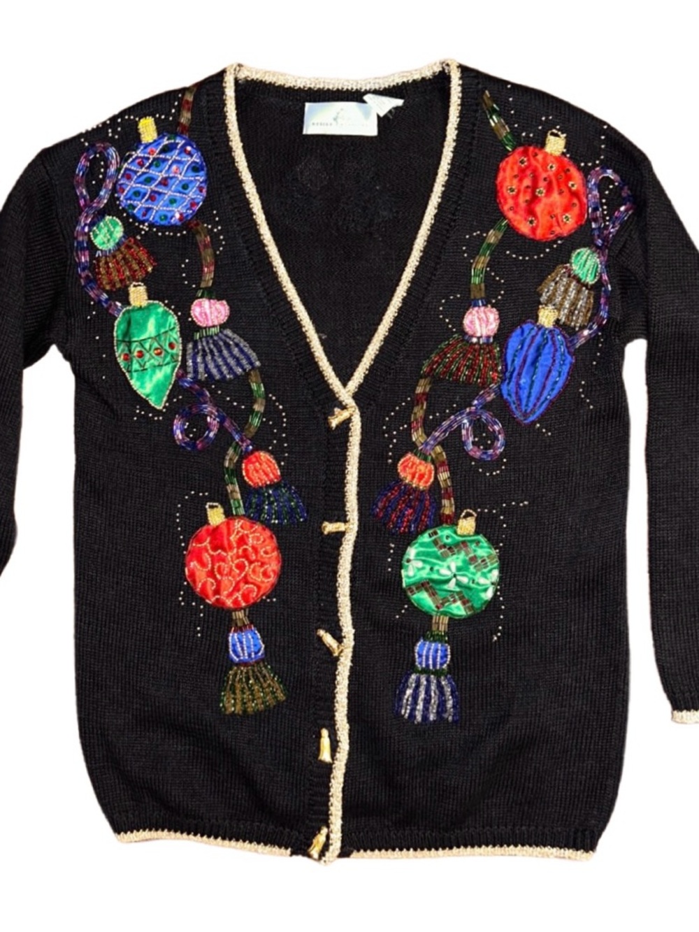 Design Options ~ Small ~ X-Mas Ornaments ~ Beaded/Sequins ~ Multi-Colors Sweater